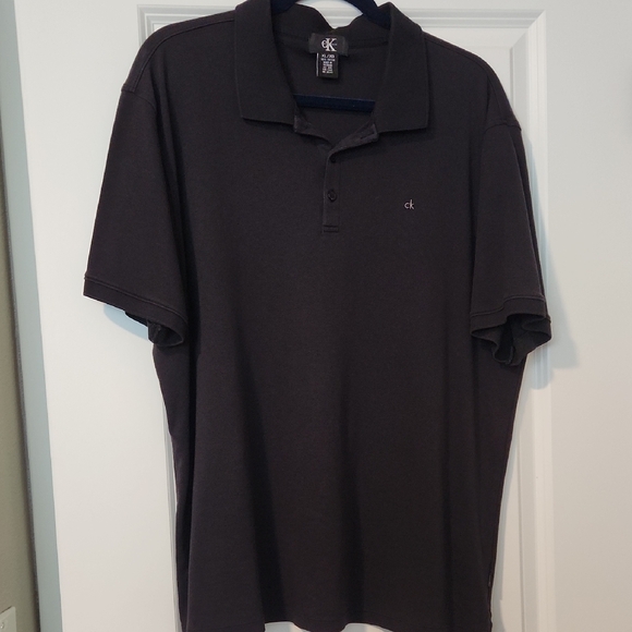 Calvin Klein Men's Black Polo Shirt - Picture 5 of 7